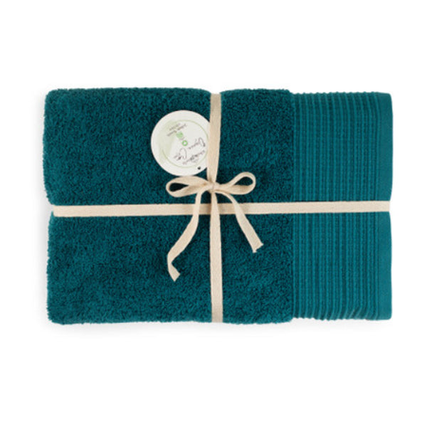 100% Organic Cotton Bath Towels - Gift Ribboned