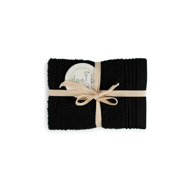 100% Organic Cotton Face Towels - Gift Ribboned