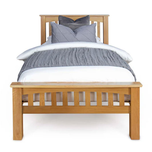 Brantham Bed Frame - 3ft Single - Natural Oak