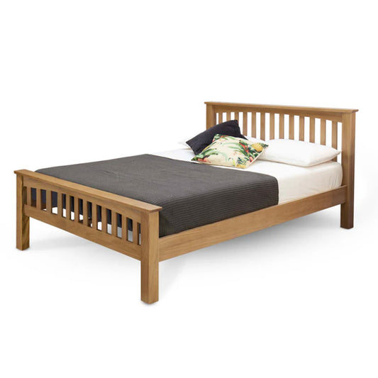 Brantham Bed Frame - 5ft King Size - Natural Oak