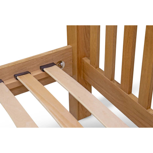Brantham Bed Frame - 5ft King Size - Natural Oak