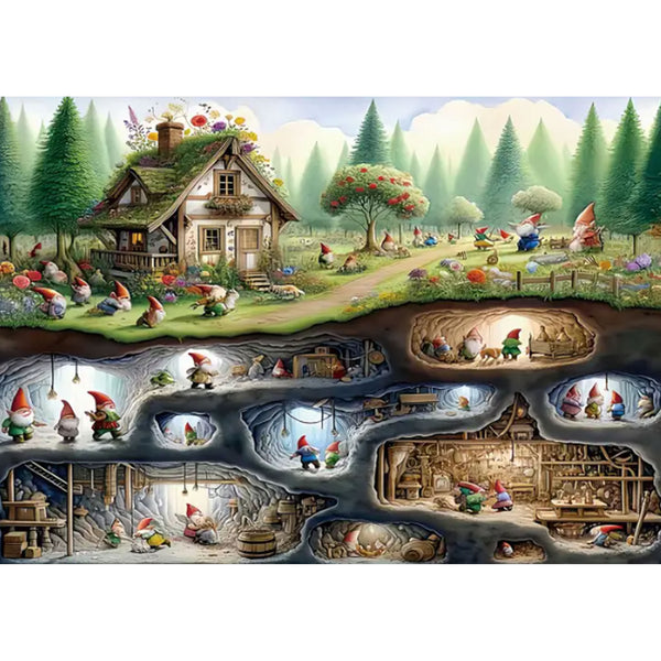 1000pcs Gnome Cave Jigsaw Puzzle