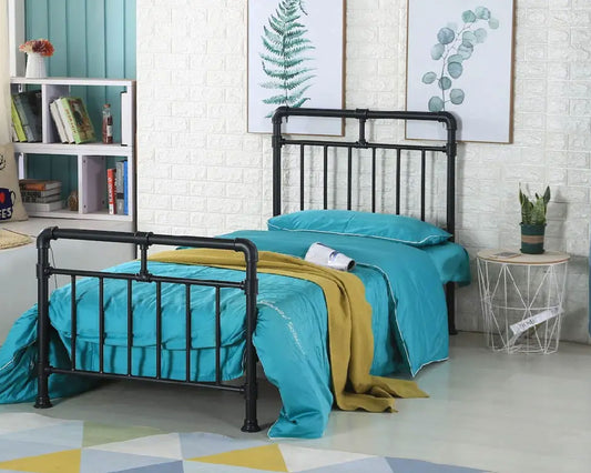 PIPPA SLATTED metal bed frame