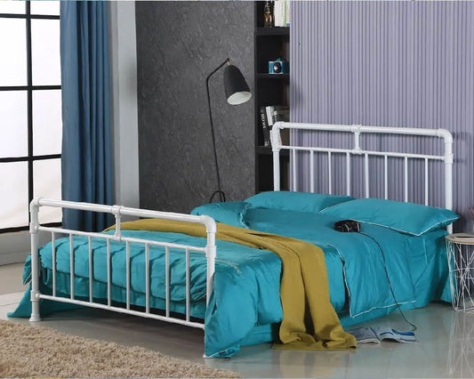 PIPPA SLATTED metal bed frame