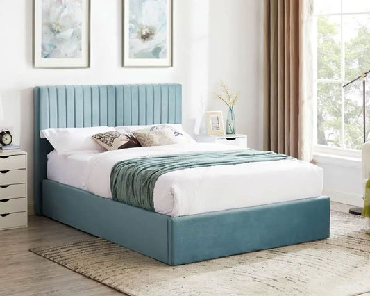 SKY OTTOMAN LUXURY VELVET