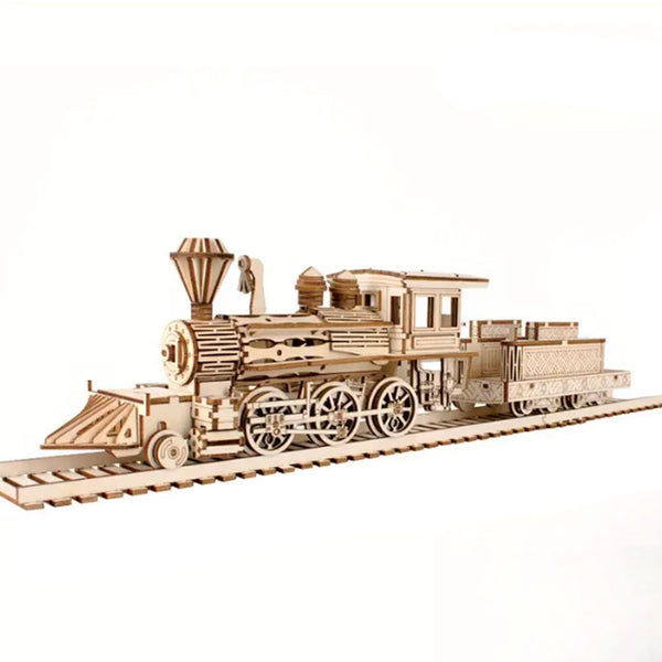Wood Puzzle - Steam train